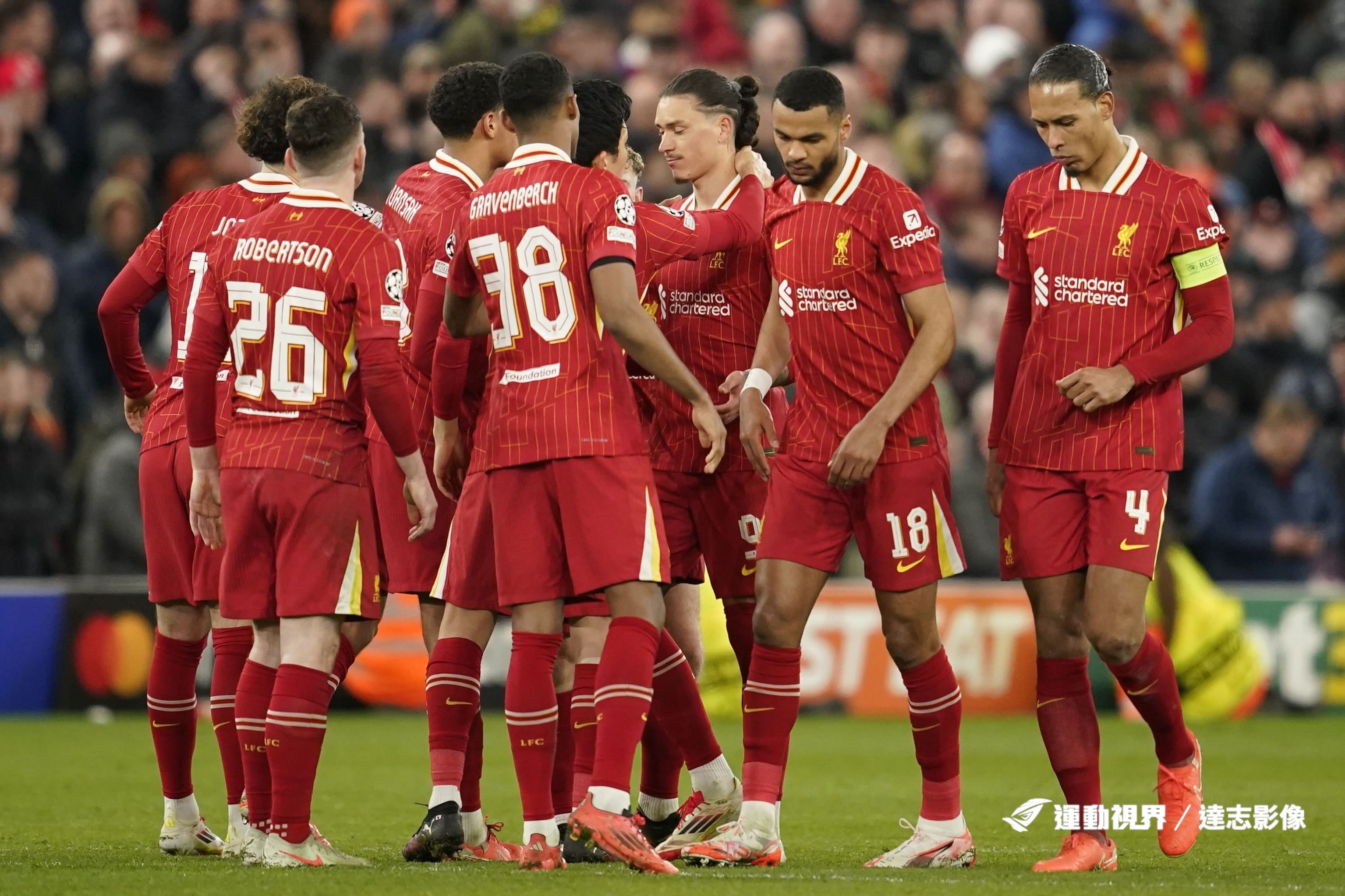 利物浦主场大胜巴塞罗那晋级欧冠四强